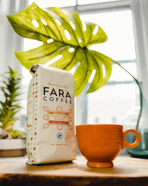 2.2 Lb) Fara Coffee, Whole Bean (Breakfast Blend, (Medium)