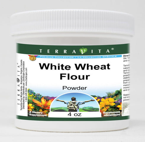 Terravita White Wheat Flour Powder (4 oz, ZIN: 520154) - 3 Pack
