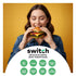 19g 2 8 Oz Switch Foods Plant-Based Burger Patties | High-Protein | Soy, Gluten, GMO, Dairy & Allergen Free | Protein |