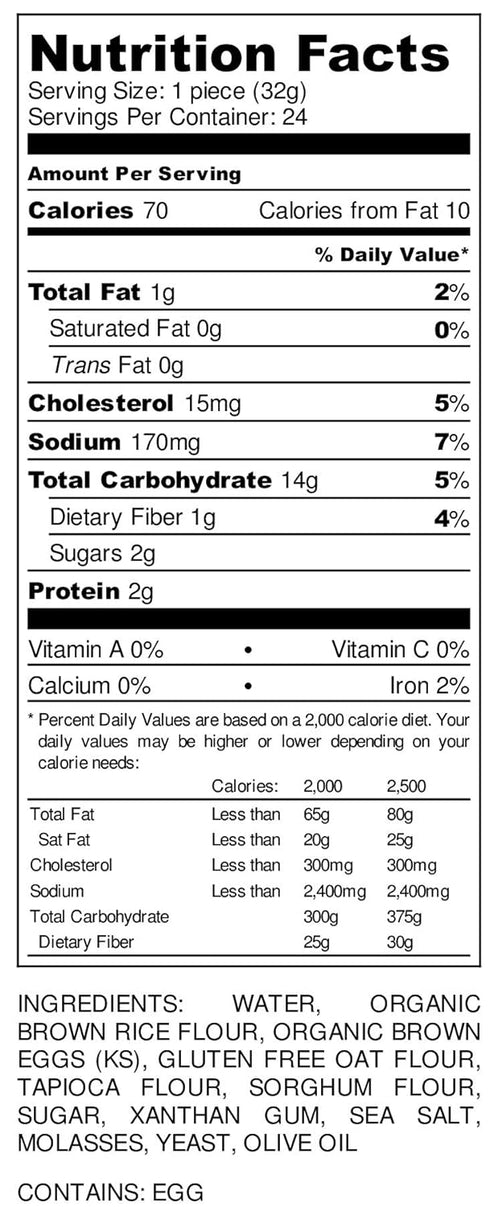 4 100% (26oz, 737g Ebans Bakehouse Fresh Baked Gluten-Free Oat Bread - Loaves - Natural - Soy, Wheat and Dairy Free