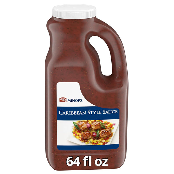 Minor's Caribbean Style Sauce, Vegetarian, Perfect Marinade for Grilling Chicken & Seafood,