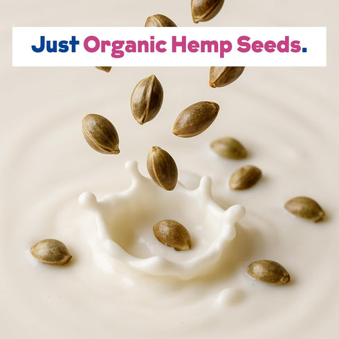5g 1 16 9 oz (255 JOI Organic Hemp Milk Plant-Based Milk Base and Squeezable Seed Butter. Non-Dairy Milk Substitute, No
