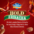 (1.5 Oz. Pack 12) Blue Diamond Almonds, Bold Sriracha Flavored Snack Nuts, Single Serve Bags Tubes