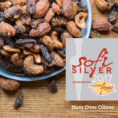 (8 (Pack 1)) BobbySue's Nuts - Nuts Over Olives Style - All Natural Gourmet Nut Mix of Almonds, Cashews, Pecans Ounce
