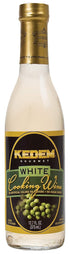 kedem White Cooking Wine, 12.7oz Bottle, Gluten Free, Kosher