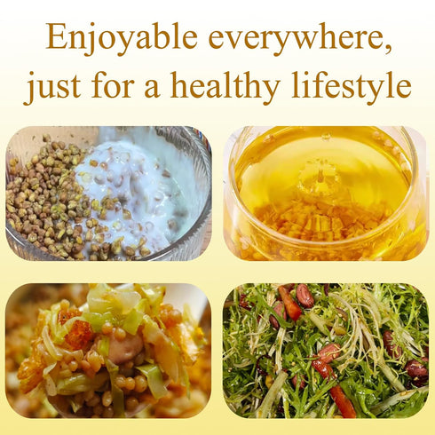 2 (14oz 28oz Roasted Buckwheat Groats - Toasted Hulled Buckwheat, Jars Each, Total), Gluten-Free Paleo Cereal for Tea