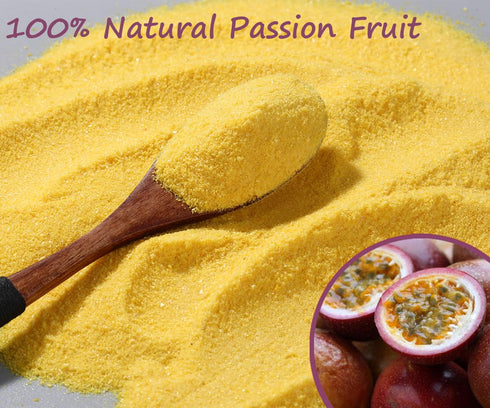 8.82OZ/250g, 100% Frozen Premium Freeze Dried Passion Fruit Powder Made with Natural Passionfruit, No Additives.