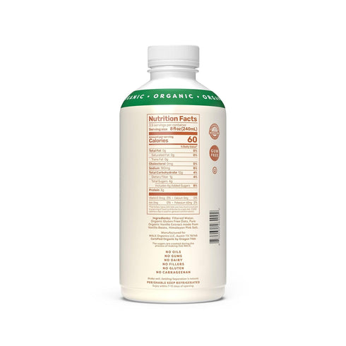 28 MALK Organic Vanilla Oat Malk, FZ