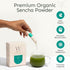 100 2.65 oz Yu Tea Organic Sencha Green Tea Powder, Servings | Rich in Antioxidants, EGCG, & L-Theanine | Pure Japanese
