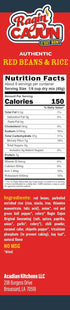 8oz (Pack 3) Ragin Cajun Red Beans and Rice of - Easy, Authentic, and Delicious - No MSG Added - Seasoned for Authentic