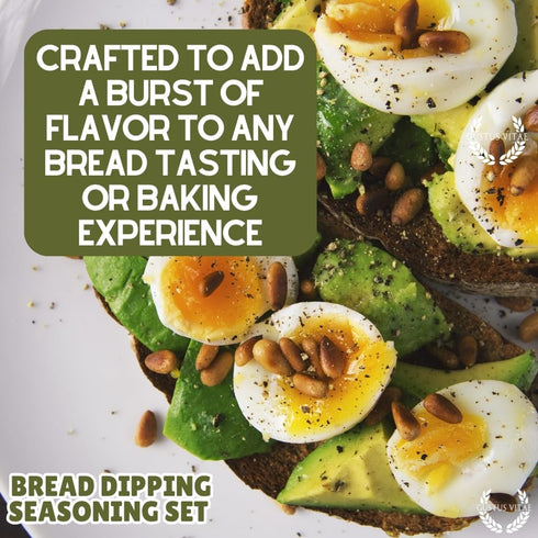Pack GLP-1 Bread Dipping Seasonings Collection | Artisanal Spice Blends Six | Non GMO, All Natural | No MSG, Gluten