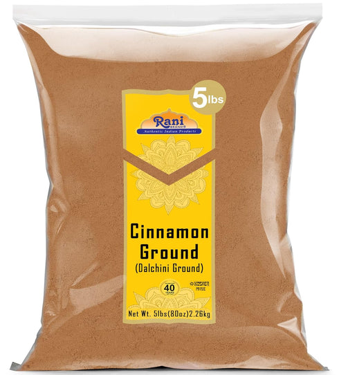 Rani Cinnamon Powder (Ground) Spice 80oz (5lbs) 2.27kg Bulk ~ All Natural
