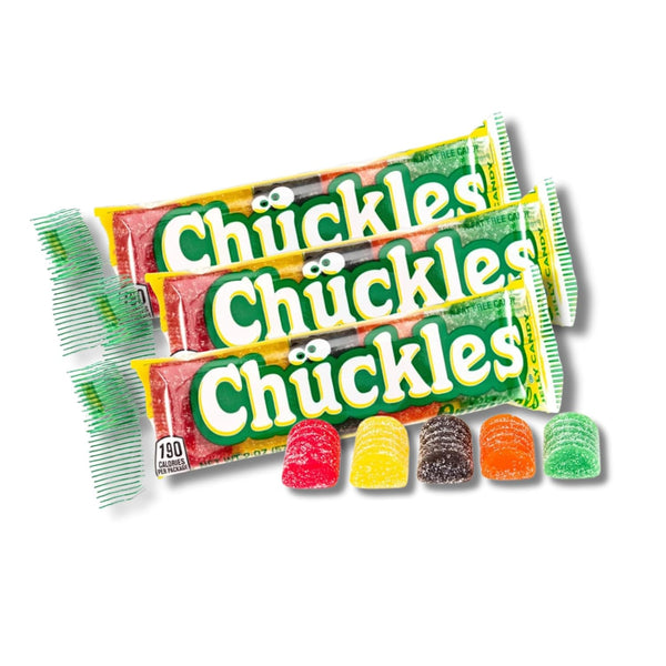 Chuckles Bar - Pack of 3 - Assorted Fruit Flavored Jelly Candies