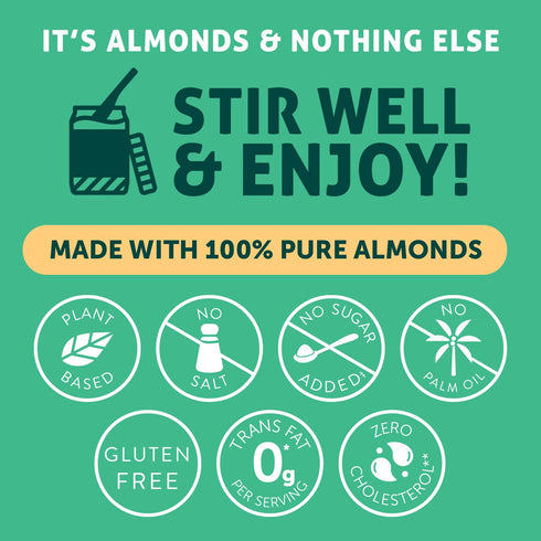 100% (16 Pack 1) Crazy Richard's All-Natural Creamy Dry Roasted Almond Butter with No Added Sugar and Non-GMO Ounce