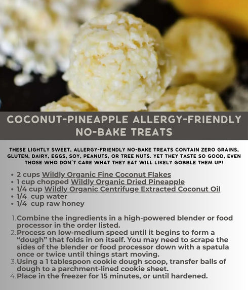 8 Oz, Wildly Organic Dried Pineapple Slices Bag Premium, Organic, Unsweetened, Non-GMO, Kosher, Vegan, No Added Sugar