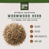 1 lb Organic Wormwood Herb Cut & Sifted, by Herb Co, Used for flavoring of drinks or Bitters