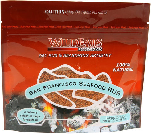 WildEats San Francisco Seafood Rub, 3 Oz., 5-Pack