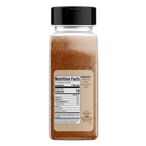 Unpretentious Cocoa Powder, 2 Cups Unsweetened Dutch Processed Cocoa