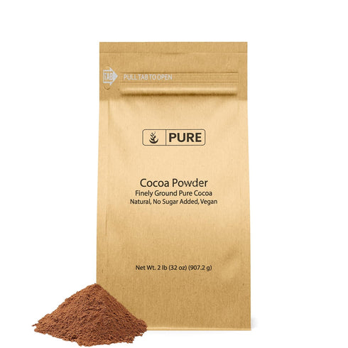 2 lb Pure Original Ingredients Hot Chocolate Bundle, Guar Gum & Cocoa Powder, Each