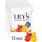 LILY'S Assorted Fruit Flavored No Sugar Added, Gummy Bears Bags, 1.8 oz