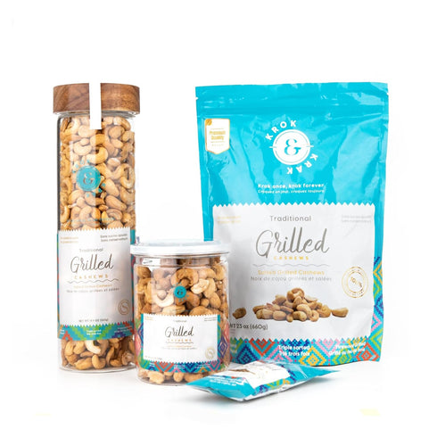 Krok and Krak (315gr Firewood Grilled and Salted Cashews - Plastic Can)