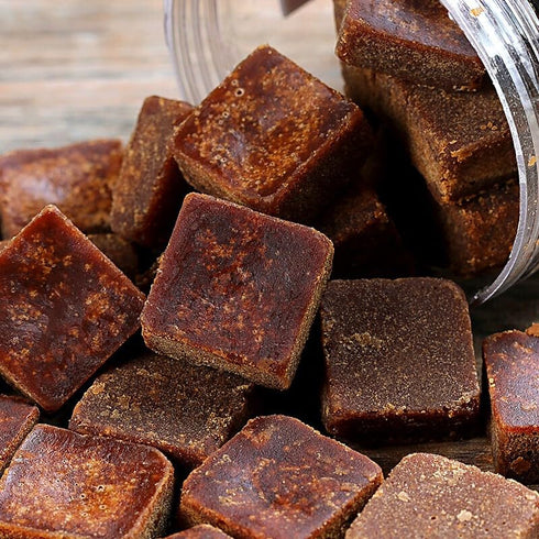 LUCENTIS 14.2oz (400g) Packaging Chinese Brown Sugar Cubes () Handmade Yunnan Dark Brown Sugar Natural Sweetener