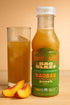 Immune 12 oz 6 BaoBlast Peach Baobab Drink Organic Baobab Fruit powder with peach, MonkFruit Sweetened Functional