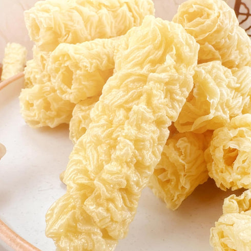 Noble Createaprototype 90 3.1 Oz Bean Curd Bean Skin Rolls - Tofu Skin Shredded Tofu Dried Tofu Skin Tofu Puffs G Asian
