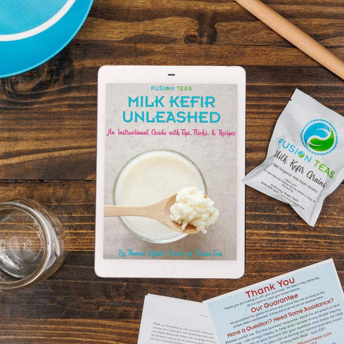 2 TBSP Live Milk Kefir Grains with Probiotic E-book