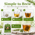 50 Count, 100% Rosemary Tea Bags - Pure Dried Rosemary Leaves, Caffeine-Free Herbal Tea, Natural & Aromatic