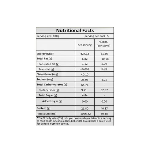 500g Organic Tattva Roasted Bengal gram (Chana Dal), USDA Certified