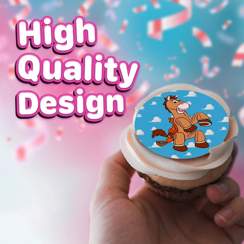 30 x Edible Cupcake Toppers, Classic Story Themed Collection of Uncut Edible Cake Decorations on Wafer Sheet