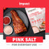 2lb Impact - Fine Himalayan Pink Sea Salt - No Additives Rich in Trace Minerals Non-GMO Gluten-Free Ideal for Low-Carb