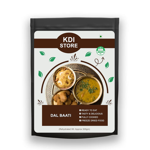 Store KDI Ready to Eat Dal Baati, Traditional Gujarati Lentil Curry with Wheat