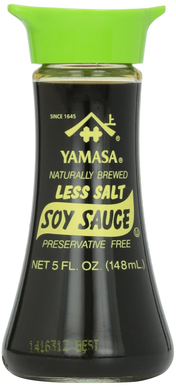 Yamasa Soy Sauce, Naturally Brewed, Low Sodium, 5 fl oz (Pack of 1)