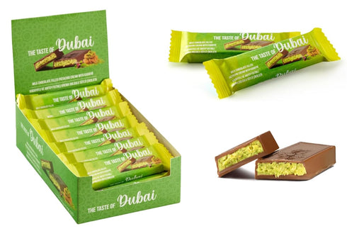 Mini Dubai Chocolate Bar Pistachio | 12 Pack x 1.05 oz |