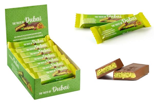 Mini Dubai Chocolate Bar Pistachio | 12 Pack x 1.05 oz |