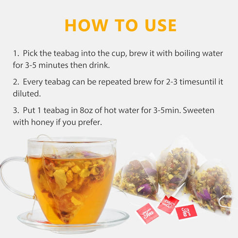 Aromlife Natural Womb Detox Tea, Uterus Herbal Tea for Menstrual Uterus Detox & Cleanse with Natural Ginger Root, Pcos
