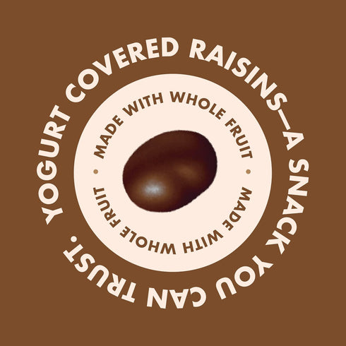 Packets 0.5 oz (Pack 72) Sun-Maid Vanilla & Chocolate Yogurt Coated Raisins Variety - Mini Snack-Size Bag - Yogurt