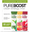 Pureboost Sugar-Free Superfoods Clean Energy Booster, Combo Pack 30 Count, Energy Drink