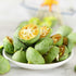 4.2oz/120gGreen WAKIKI Natural Dried Green Kumquat, Manderin Dehydrated Kumquat Slices, No Added Sugar, Natural Dried