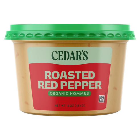 Cedar's Hummus Organic Roasted Red Pepper