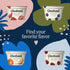 5.3oz 4-pack Chobani Low-Fat Vanilla Greek Yogurt, Mixed Berry on the Bottom