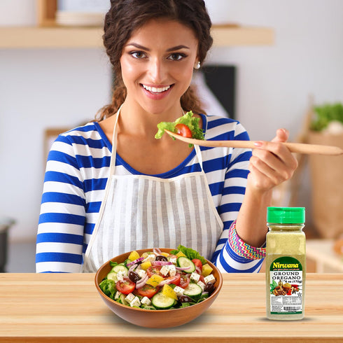 100% (6 oz) Premium Ground Oregano Natural, Gluten-Free, and Non-GMO Perfect for Italian Seasoning, Pasta, Soups