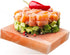 DOBADN 8"x8"x1.5" Himalayan Salt Block Cooking Plate, Square Easy Salt Slab and Grilling Stone for Grilling, Cooking
