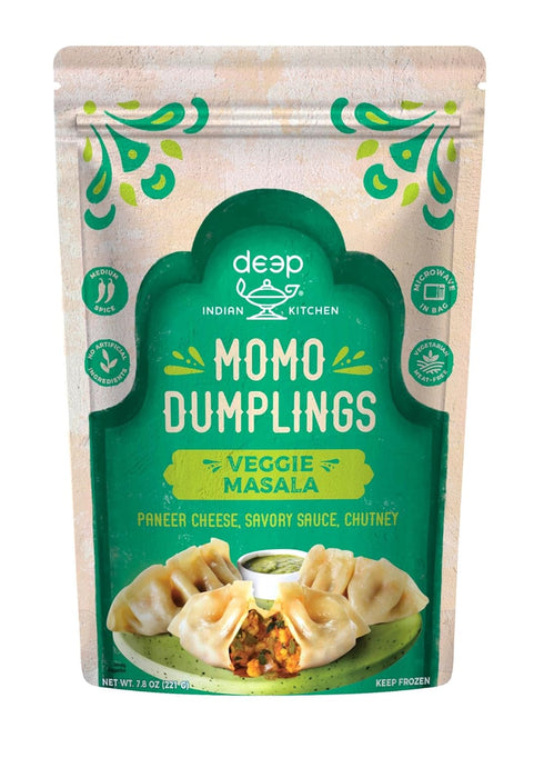 Deep Indian Kitchen , Momo Dumpling Veggie Masala, 7.8 Ounce