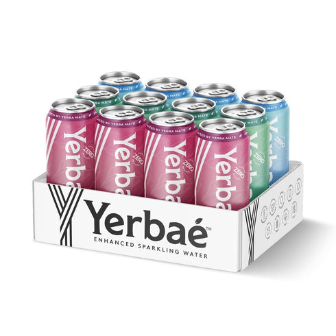 Pack, 0 0 0 16oz (12 Pack) Yerba Energy Beverage - Variety Power Sugar, Calories, Carbs. Yerbae is Energized by Yerba
