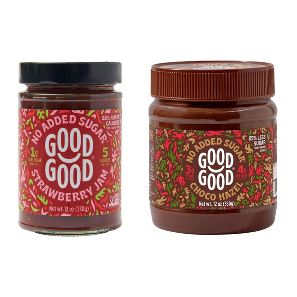 Good Good Strawberry Jam & Choco Hazel Pack - No Added Sugar