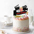 Movie Happy Birthday Cake Topper - Hollywood Oscar Theme Cake Decorations for Film Projector Party