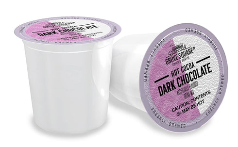 24 Grove Square Hot Cocoa Dark Chocolate, Single Serve Cups